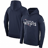 Men's New England Patriots Nike Property Of Performance Pullover Hoodie Navy,baseball caps,new era cap wholesale,wholesale hats